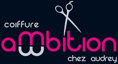 logo ambition coiffure salon audrey